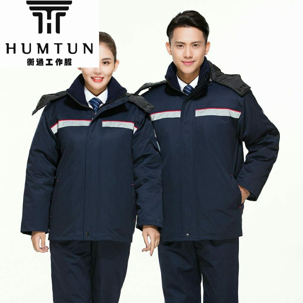 冬季防靜電全線(xiàn)卡可脫卸棉膽 短款棉衣 工裝定制